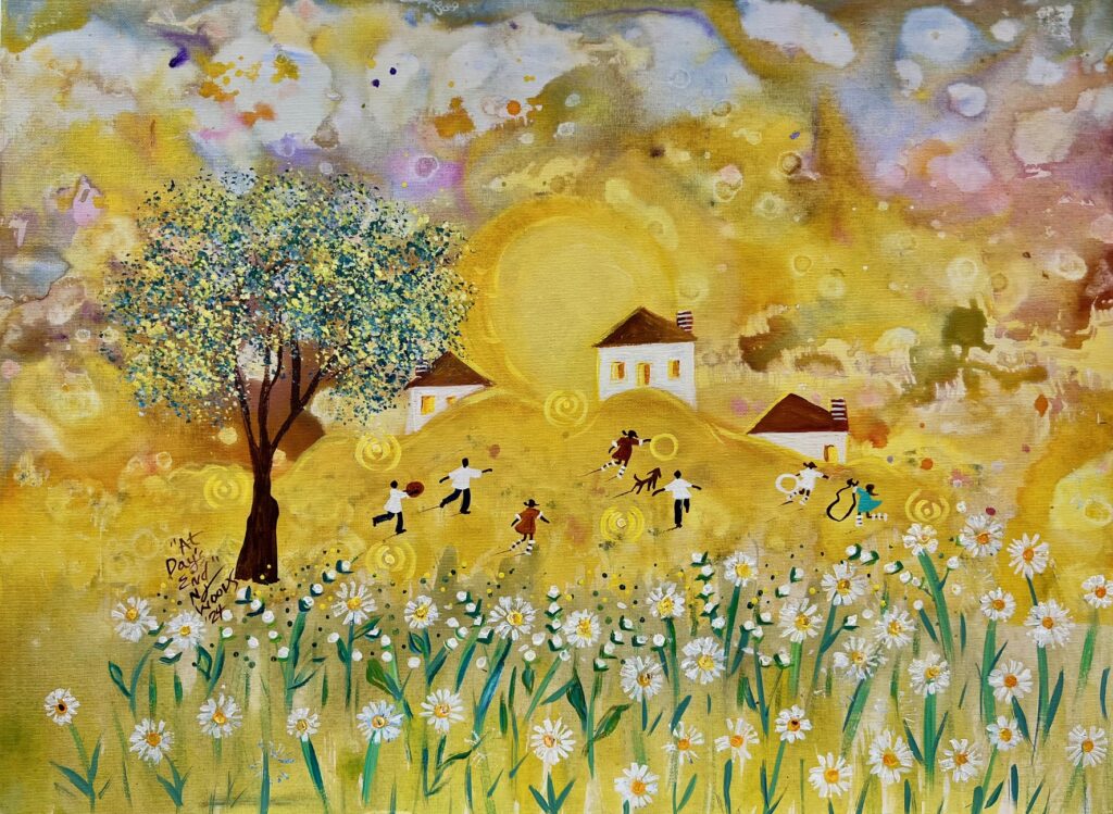 At day's end painting