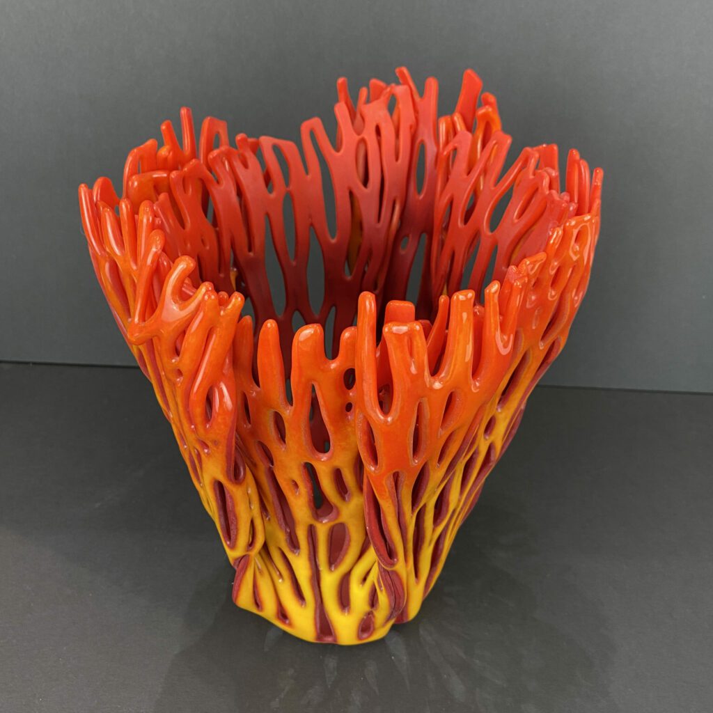 Coral Vase Orange Glenda Kronke Gift Guide
