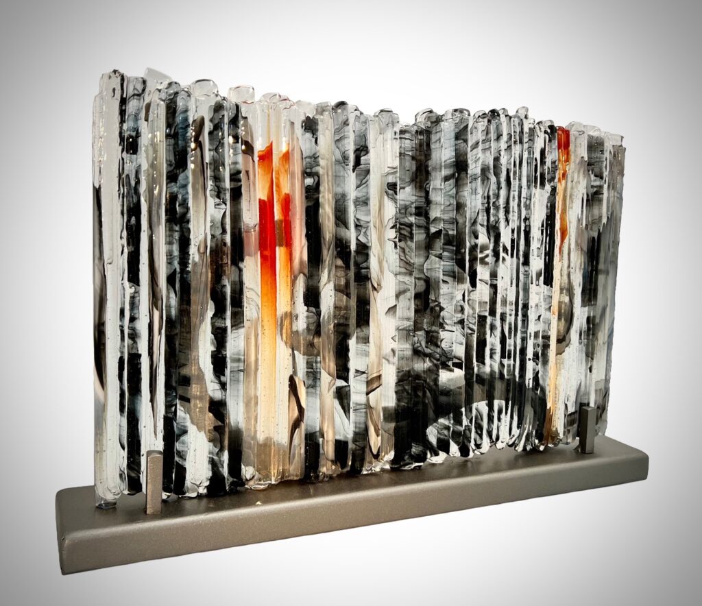 Revealing by fused glass artist Rick Earles