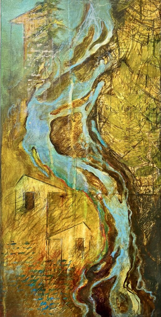 mississippi river painting by jamie tate