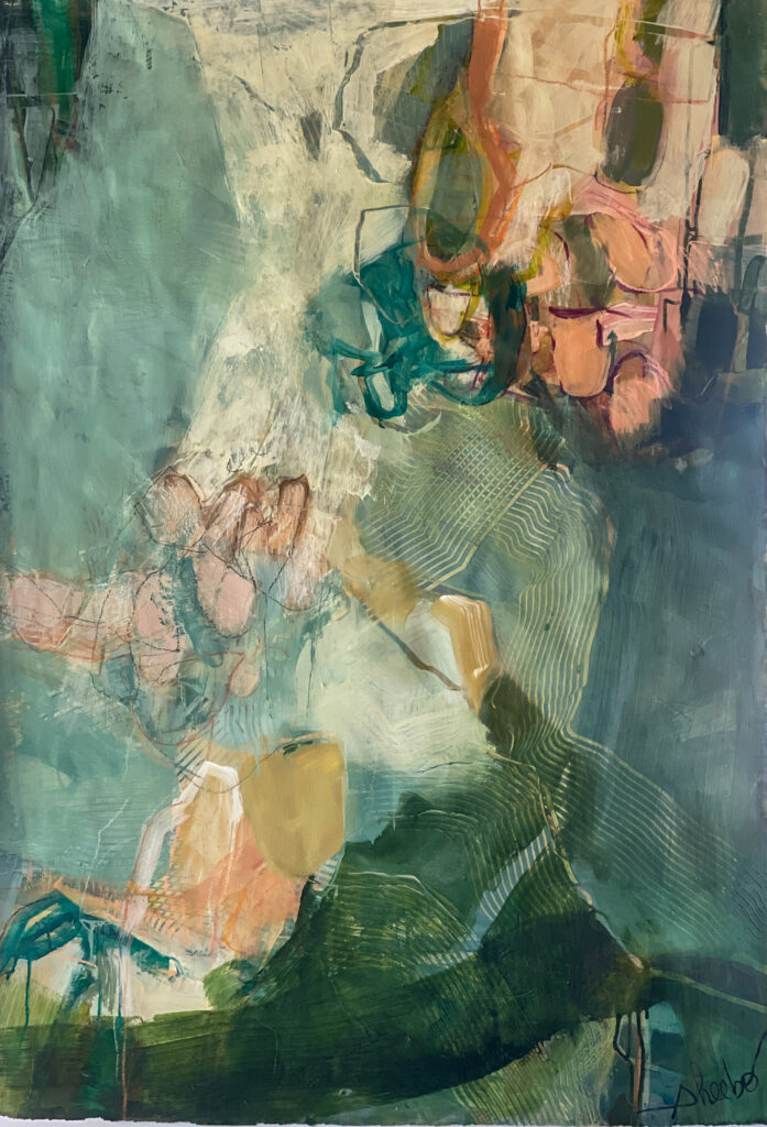 In the waiting painting by shelley bolton