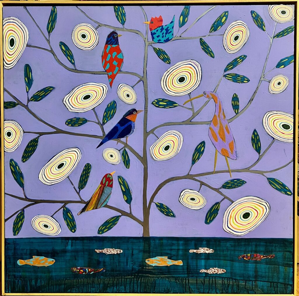 Bird Tree painting