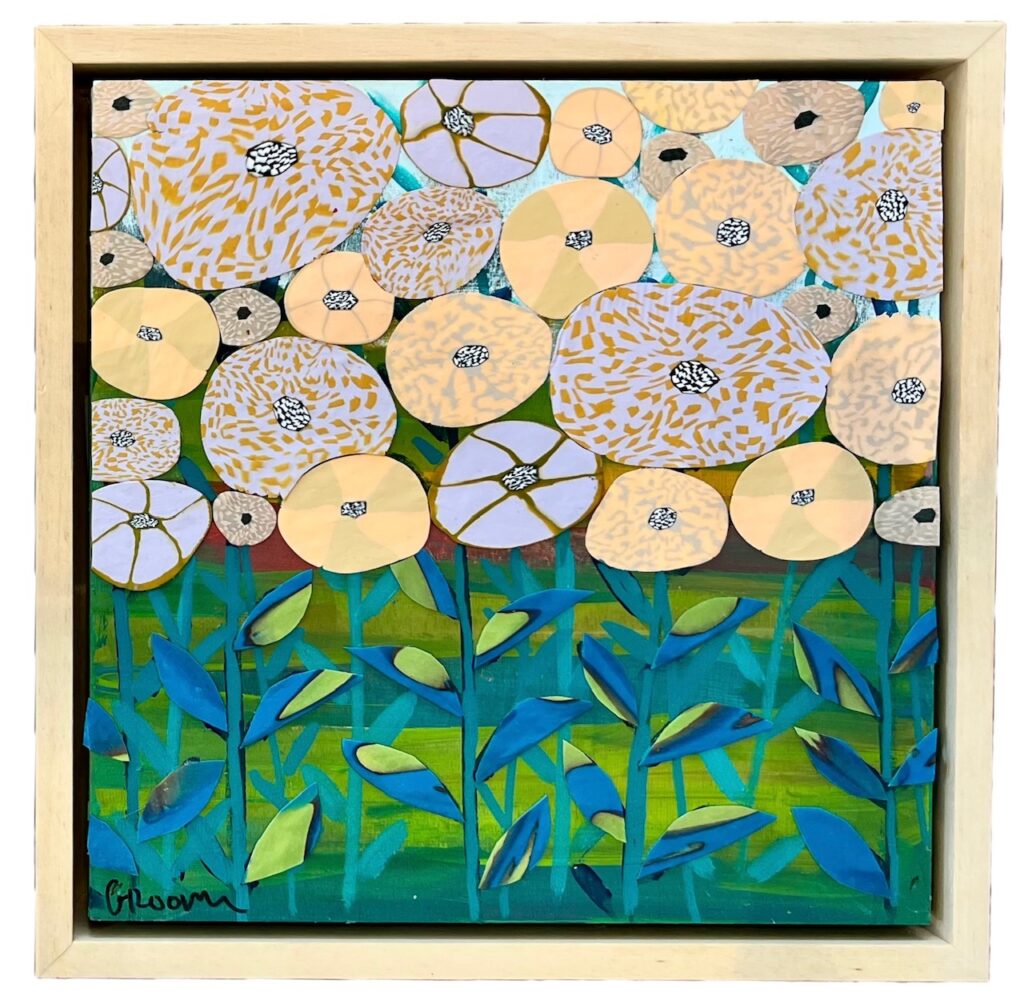 Flower garden scene by debo groover