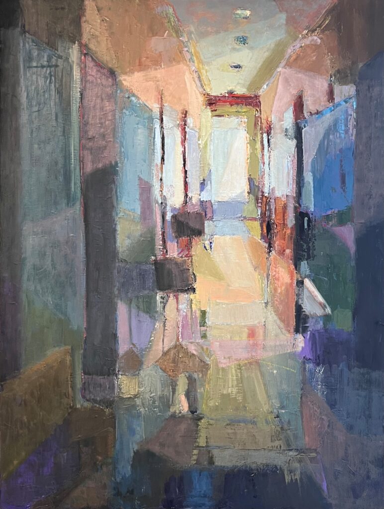 halls of justice painting by sheryl hibbs