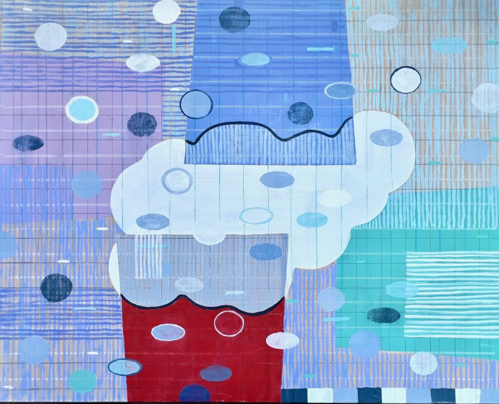 Cloud IV painting by Memphis Contemporary artist