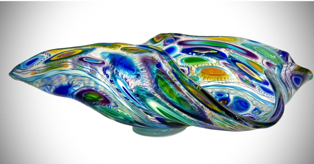 Brezza glass bowl by Scott Garlets