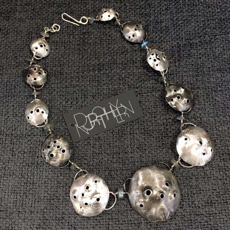 Constellation silver necklace